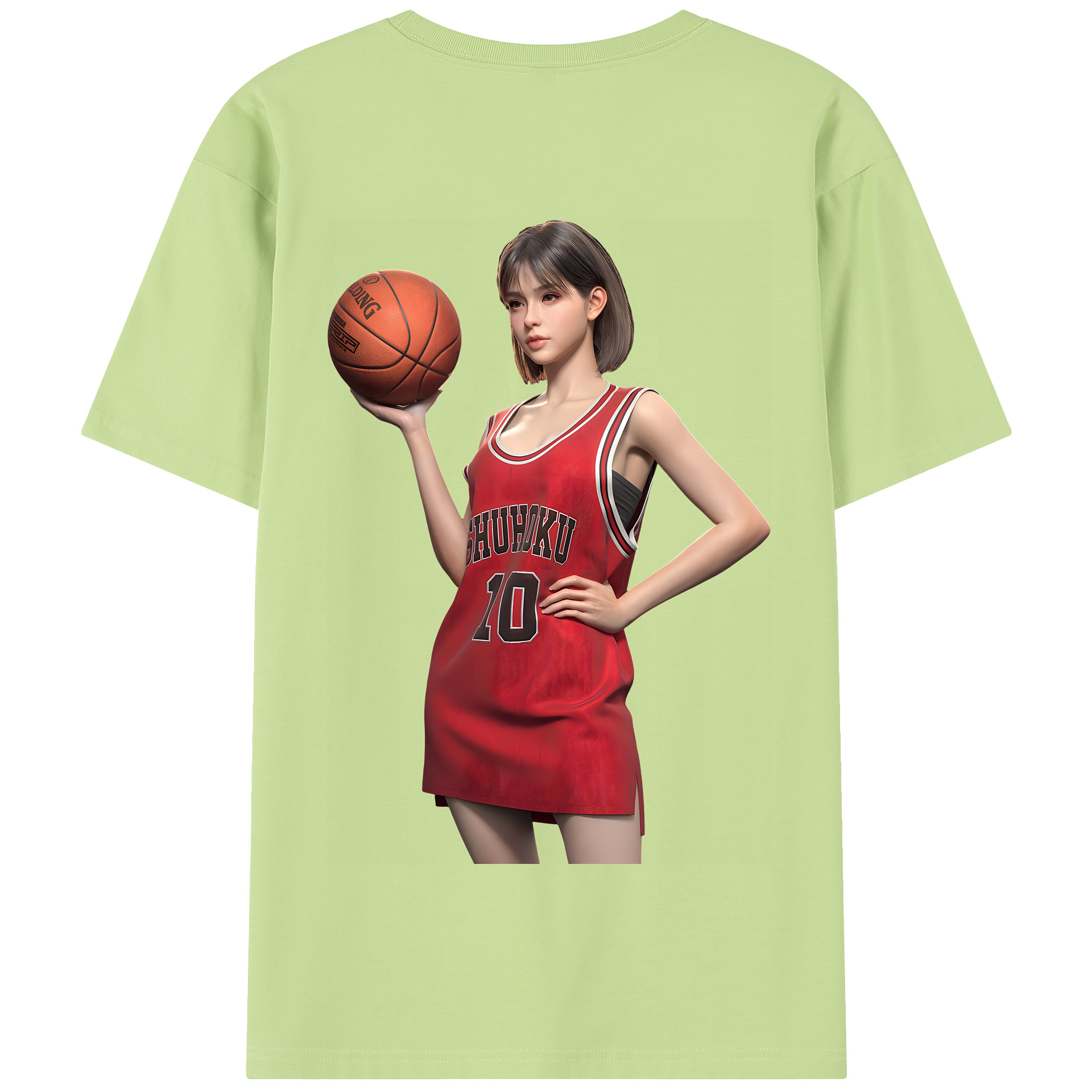 SLAM DUNK／スラムダンク 綿100％半袖Tシャツ（背面プリント）